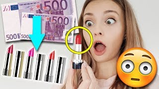 SCHMINKE für 1000 EURO 😱 Ich teste LIVE das teuerste MakeUp der Welt  XLAETA [upl. by Aihsilat]