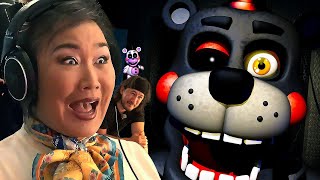 My Mom Plays Five Nights at Freddys Pizzeria Simulator [upl. by Anined160]