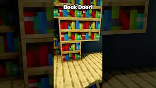 build a secret book door in minecraft📚🤔minecraft shorts [upl. by Aniaz585]