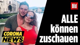 Influencerin streamt Hochzeit wegen Corona live bei Instagram [upl. by Aieka]