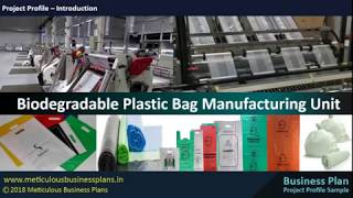 Biodegradable Plastic Bag Manufacturing Unit [upl. by Idden]