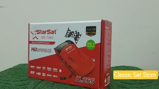 STARSAT SR7060HD Dolby Supported Digital Satellite Receiver l UnboxingReview l Urdu [upl. by Aina]