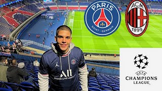 MEIN ERSTES CHAMPIONS LEAGUE SPIEL😍⚽️  PSG VS AC MILAN STADIONVLOG🏟️🔥 [upl. by Reichert]