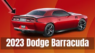 All New 2023 Dodge Barracuda Soon Come Back Next Year Detailed [upl. by Ayoj]