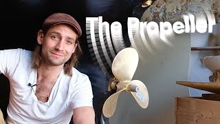 The propeller  Craft Endra EP28 I Building a wooden sailing baot [upl. by Parsons922]