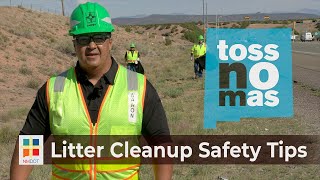 NMDOT Litter Cleanup Safety Tips [upl. by Simson]