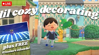 5 FREE treasure islands amp more coastal building in animal crossing new horizons [upl. by Adneram10]