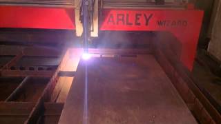 Farley Wizard CNC Plasma Profile Bed Fitted with Hypertherm HT2000 Hyspeed Power Source [upl. by Booth]