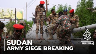 Sudanese Army Breaks Siege and Supplies Troops [upl. by Allina]