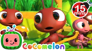 Row Row Row Your Boat Ant Version 15 MIN COMPILATION CoComelon Nursery Rhymes amp Kids Songs [upl. by Hodge320]