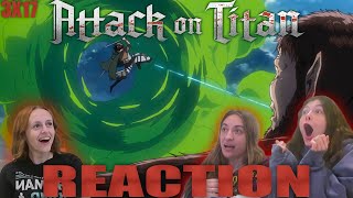 LEVI VS THE BEAST TITAN Attack on Titan SUB  3x17 Hero  Reaction [upl. by Willman]