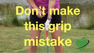 Avoid this Grip MistakeHow to Place Your Hands on the Club [upl. by Roy]