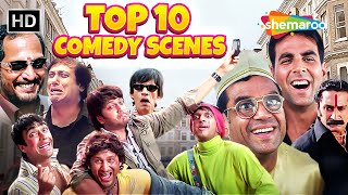 Top 10 Comedy Scenes  Best Of Comedy Scenes  धमाल लोटपोट करदेने वाली कॉमेडी  Shemaroo Comedy [upl. by Ruosnam]