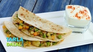 Mixed Vegetable Paratha by Tarla Dalal [upl. by Annaeerb]