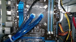 Watercooler CPU 100 caseiro [upl. by Akenit]