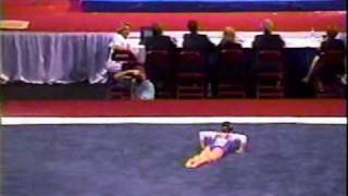 Carly Patterson  2001 Junior US Nationals Finals  Floor Exercise [upl. by Adamo]