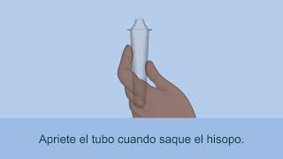 How to do a nasal rapid antigen test – Spanish [upl. by Cordle815]