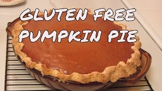 Pumpkin Pie and Bobs Red Mill Gluten Free Pie Crust [upl. by Nylessej]