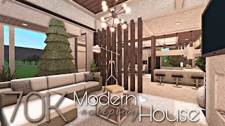 BLOXBURG 70K MODERN ROLEPLAY HOUSE  NOGAMEPASS [upl. by Ihcelek815]