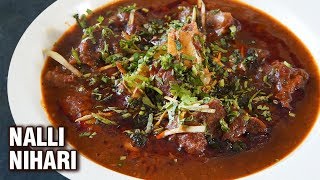 Nalli Nihari Recipe  Homemade Mutton Nihari  Street Food Recipe  Smita [upl. by Isnan]