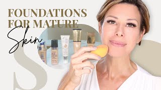 The BEST Foundations for Mature Skin  Dominique Sachse [upl. by Salisbarry758]