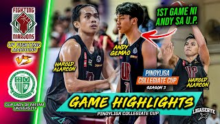 SINABAK SI ANDY GEMAO NG UP SA COLLEGIATE LEAGUE W NOY REMOGAT amp HAROLD ALARCON MAINIT NA LABAN [upl. by Oflunra710]