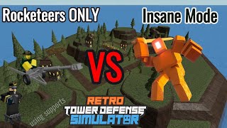 Rocketeers ONLY Vs Insane Mode [upl. by Behm]