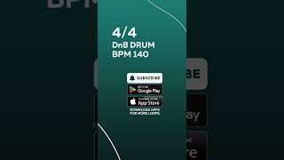 44 DnB DRUM BEATS BPM 140 drumloop bpm drumbeat flstudio metronome musicproducer [upl. by Azyl141]