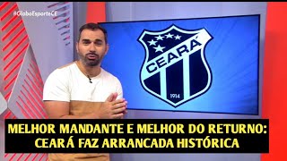 GLOBO ESPORTE CE  MELHOR MANDANTE E MELHOR DO RETURNO CEARÁ FAZ ARRANCADA HISTÓRICA [upl. by Shir]