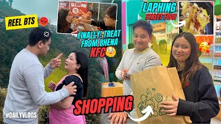 Finally Treat From Bhena  Shopping Laphing Street Food KFC  Reel BTS [upl. by Korb648]