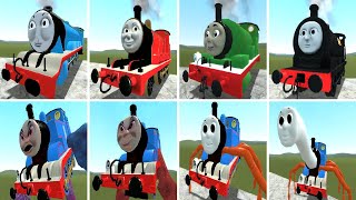 new Cursed Thomas and Friends Cursed Toby Cursed Percy Cursed Donald in Garrys Mod [upl. by Egdamlat652]