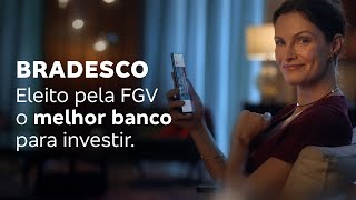 Bradesco Eleito pela FGV o melhor banco para investir [upl. by Burchett]