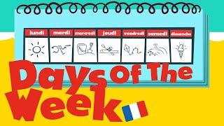 Days of the Week in French 🇫🇷  Learn French [upl. by Ailedroc]