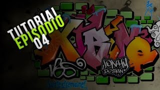 Tutorial Photoshop  Graffiti Ep 04 [upl. by Leunamme771]