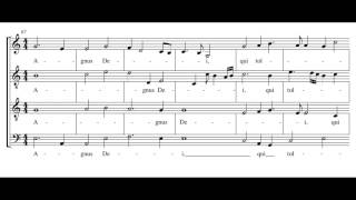 Ockeghem Missa Mimi  Agnus Dei [upl. by Marlen]