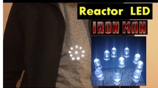 ✅ Linterna LED y Reactor de IRONMAN Como se hace [upl. by Annaeg]