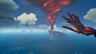 Helping Solo Reaper Sloop at Ashen Boss Super Wind BUG Sea of Thieves [upl. by Atoel]