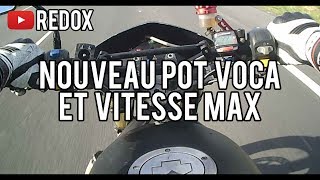 NOUVEAU POT VOCA  VITESSE MAX  PEUGEOT XR6 50cc [upl. by Kellen551]