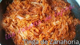 COMO PREPARAR TINGA DE ZANAHORIA [upl. by Sanfred]