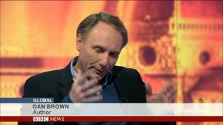 DAN BROWN INFERNO INTERVIEW BBC WORLD NEWS [upl. by Malan]