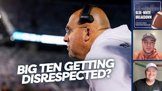 Is the Big Ten DISRESPECTED in College Football Playoff discussion  Penn State rank reaction [upl. by Flannery]