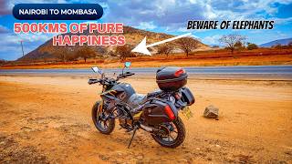 Delivering New Motorcycle to Mombasa  500kms of pure motorcycle adventure [upl. by Ayenat]