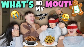 WHATS IN MY MOUTH CHALLENGE W MARLENE🤣😂 [upl. by Georgina]