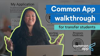 Common App for transfer walkthrough  Common App [upl. by Akenat]