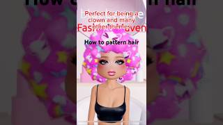 Pattern Hair pattern dti dresstoimpress hair fypシ゚viral fyp fy hack idea bluebearye sub [upl. by Eilime]