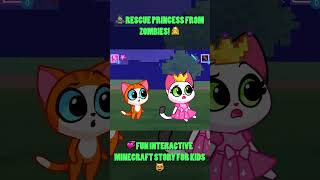 ⚔️ LETS FIGHT ZOMBIES amp RESCUE THE PRINCESS 🧟‍♂️🧟‍♀️ FUN MINECRAFT STORYTIME 👑 [upl. by Linad736]