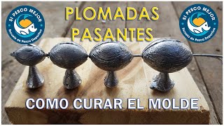 COMO HACER PLOMADAS PASANTES Y CURAR EL MOLDE [upl. by Raina130]