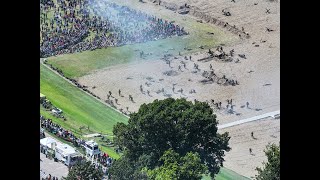 Every year history fans gather in Conneaut to reenact the DDay invasion of Normandy [upl. by Malliw]