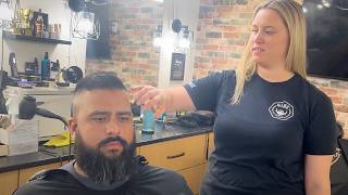 Comb Over High Skin Fade Mens Haircut Barber Tutorial [upl. by Sonstrom180]