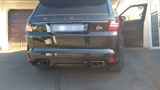 Range rover sport 30 sdv6 tdv6 dpf out straight pipe [upl. by Orman]